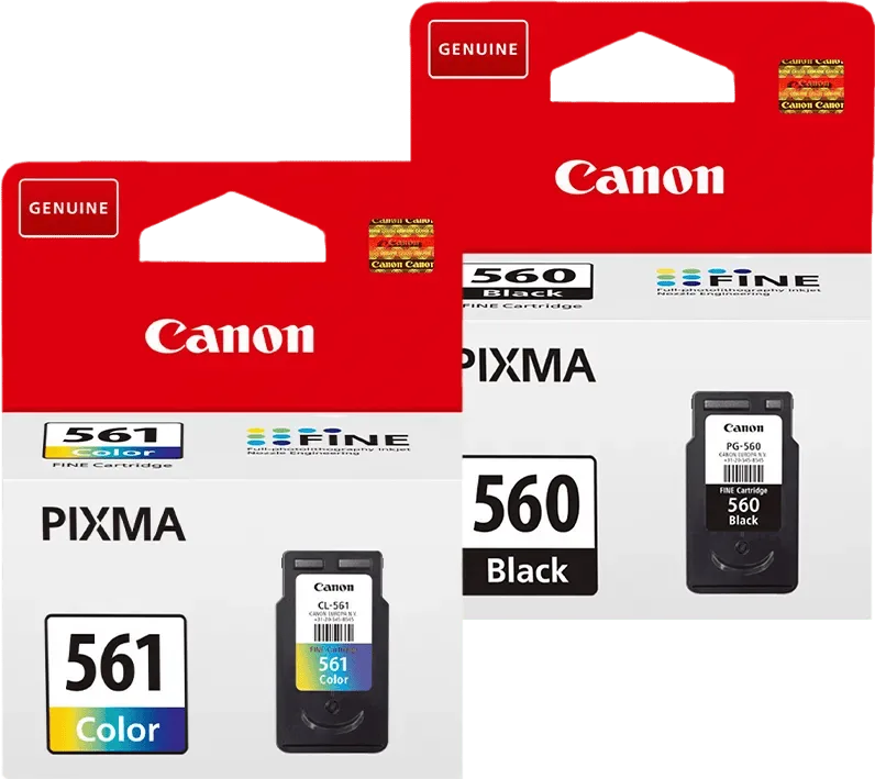 PG-560 + CL-561 Cartridge Combo Pack de Canon – photo produit