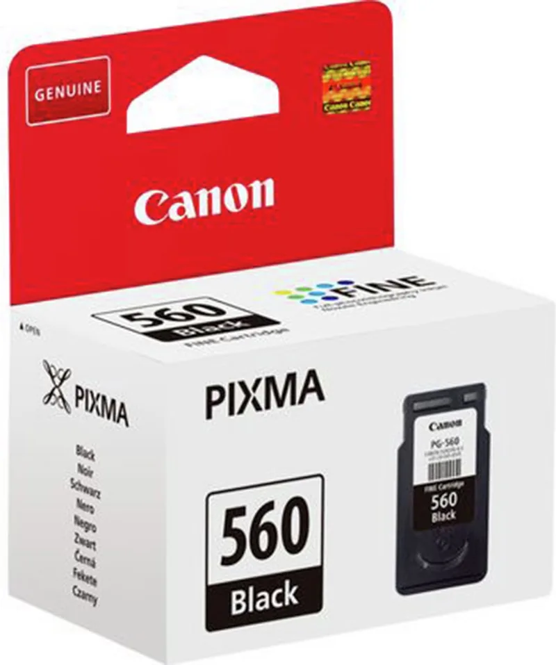 PG-560 - Inktcartridge - Origineel - Standaard capaciteit - Retourzakje de Canon en Noir – photo produit 1 sur 2
