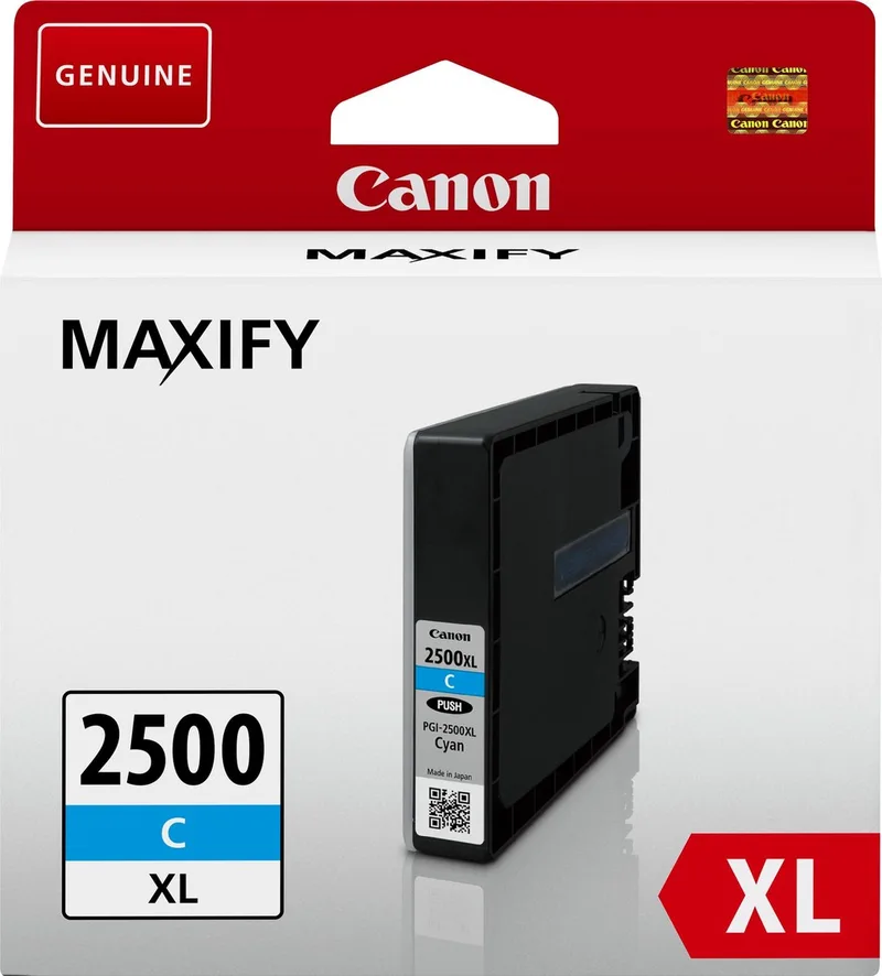 PGI-2500XL C inktcartridge by Canon in Cyaan – product photo