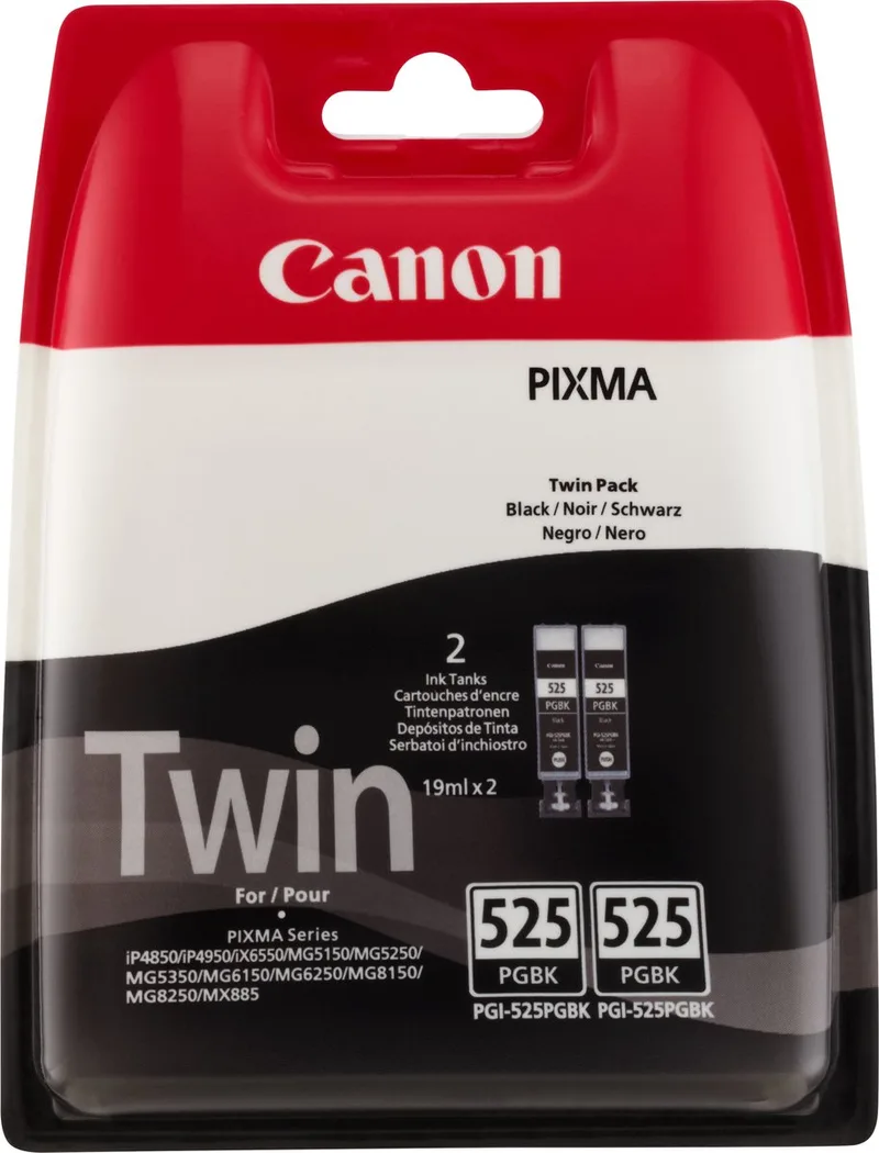 PGI-525PGBK - Inktcartridge (2 stuks) by Canon in Black – product photo