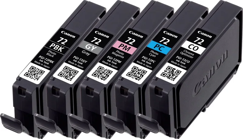 PGI-72 - Inktcartridge - Foto Zwart - Foto Magenta - Foto Cyaan - Foto Grijs från Canon i Flerfärgad – produktbild
