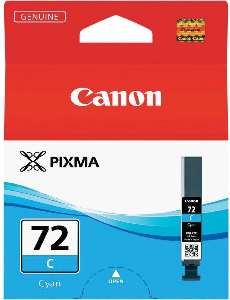 pgi-72 Inktcartridge - Retourzakje de Canon en Cyaan – photo produit