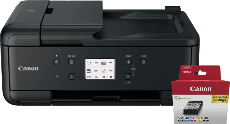 PIXMA TR7650 + 1 set extra cartridges de Canon – photo produit