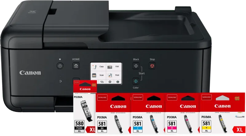 PIXMA TR7650 + 1 set extra XL cartridges by Canon – product photo