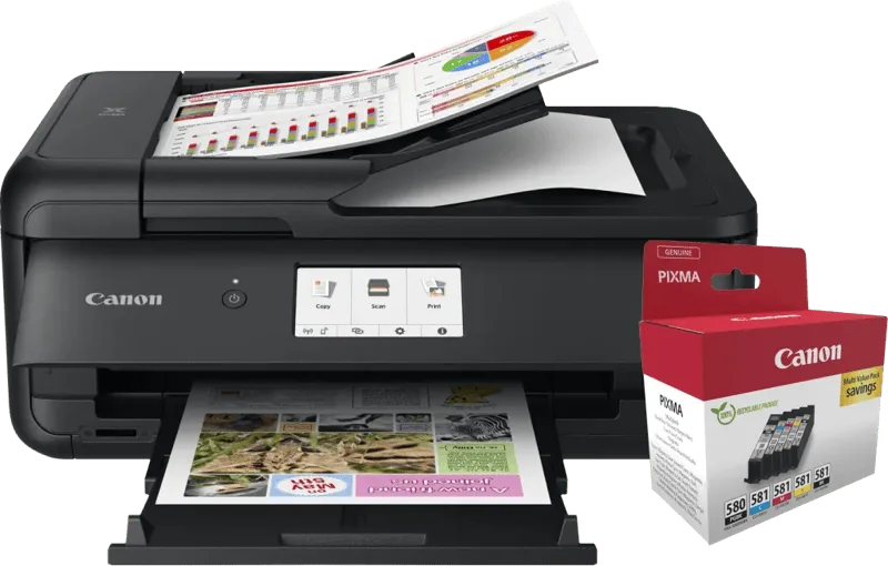PIXMA TS9550a + 1 set extra cartridges by Canon – product photo