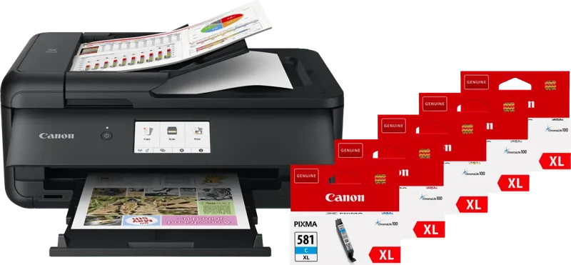 PIXMA TS9550a + 1 set extra XL cartridges von Canon – Produktfoto