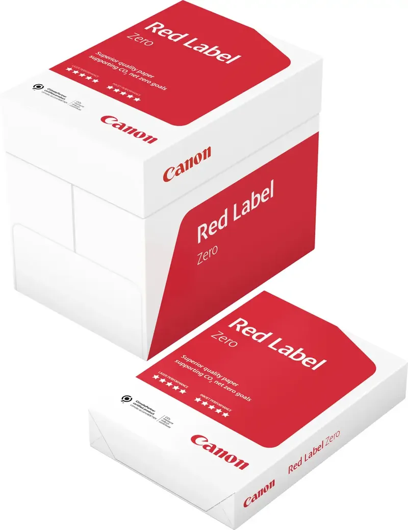 Red Label Zero 97006200 Universal Druckerpapier Kopierpapier DIN A4 80 g/m² 2500 Blatt Weiß by Canon – product photo