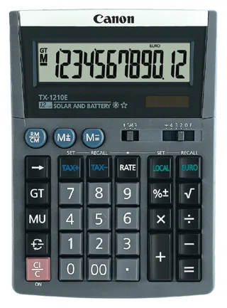 Rekenmachine Canon TX-1210E by Canon – product photo 1 of 2