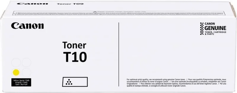 T10 tonercartridge 1 stuk(s) Origineel de Canon en Jaune – photo produit