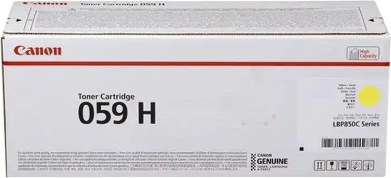 Toner Canon 059 H Yellow von Canon in Gelb – Produktfoto