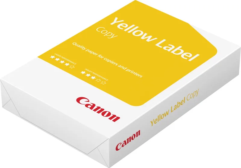 Yellow Label Copy kopieerpapier ft A4, 80 g, pak van 500 vel by Canon – product photo