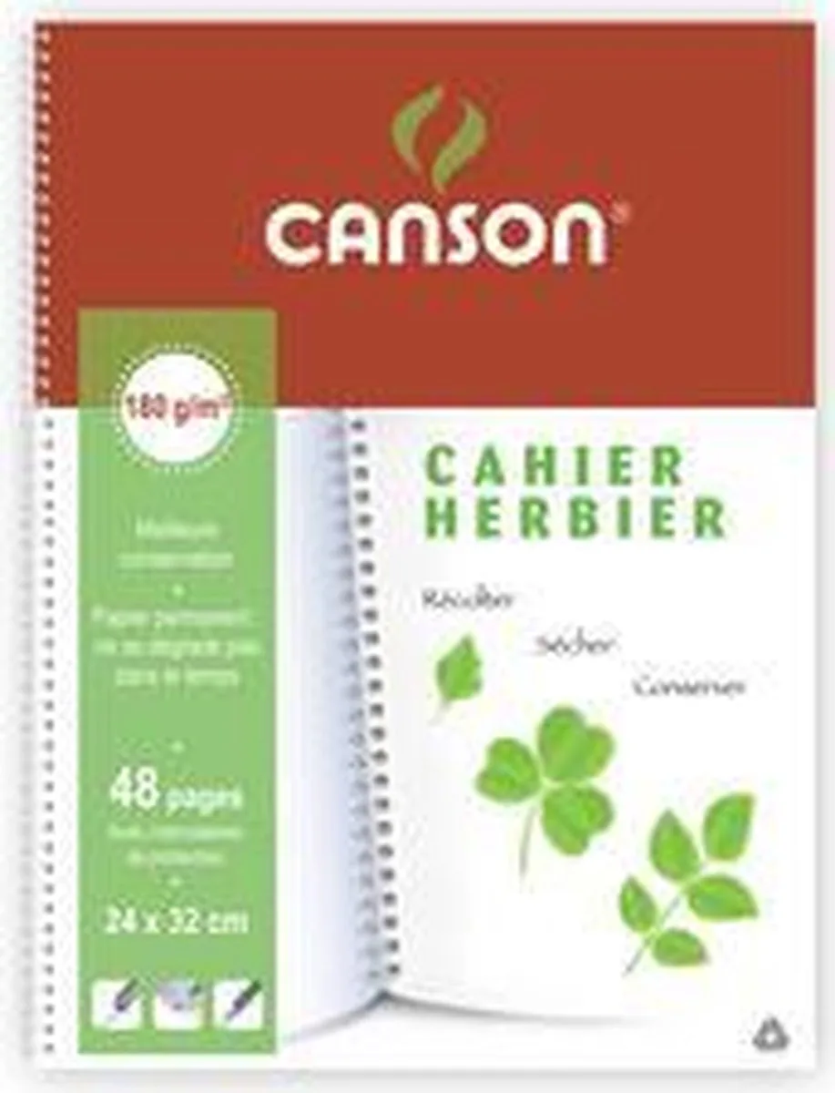 Cahier poésie et chant, 120 g/m2, 170 x 220 mm by Canson in White – product photo