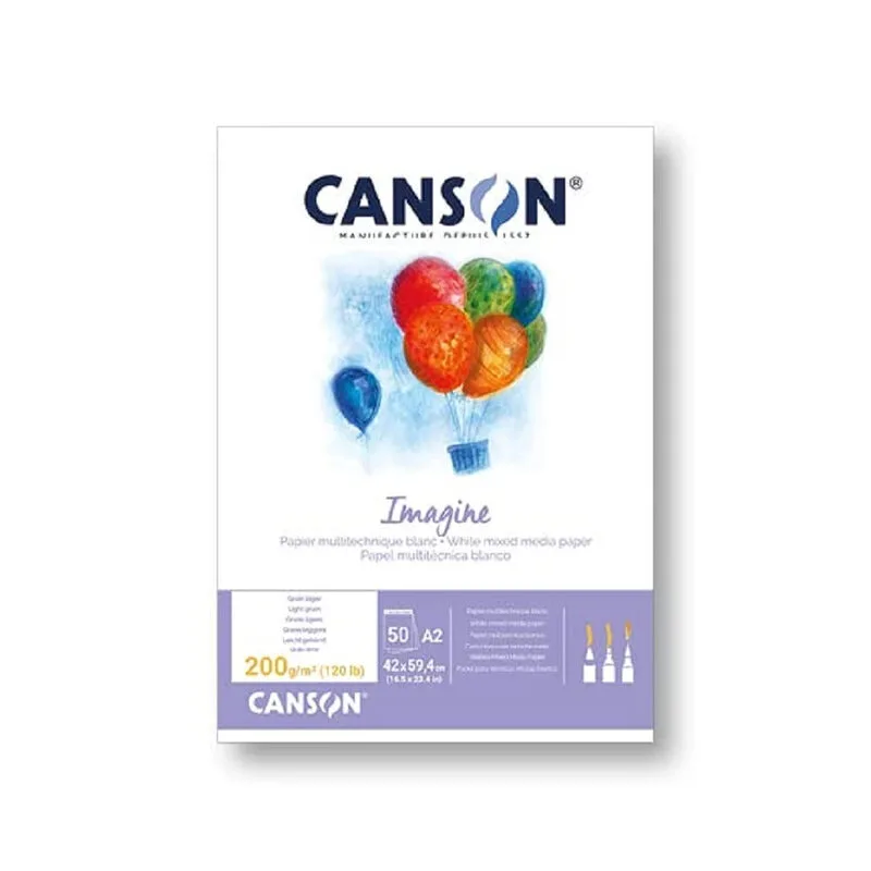 Papier multitechnique blanc - 50 feuilles von Canson – Produktfoto