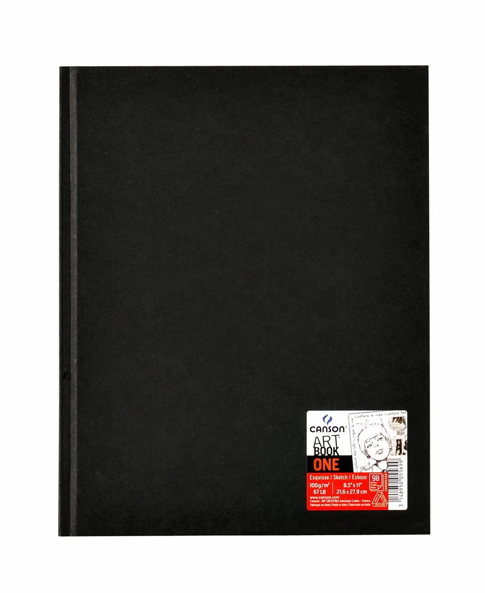 Schetsboek canson art book one hardcover 216x279mm | 6 stuks fra Canson i Hvid – produktbillede