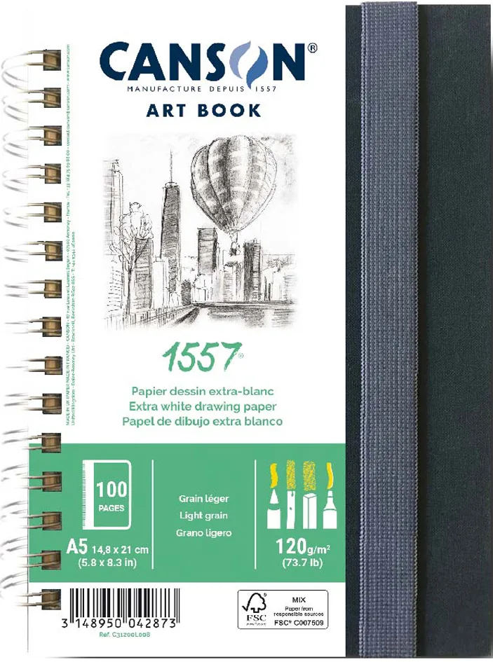 Skizzenbuch ART BOOK 1557, DIN A5 fra Canson – produktbillede