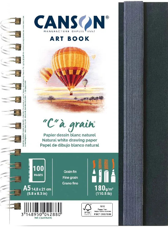 Skizzenbuch ART BOOK , C, à grain, DIN A5 fra Canson – produktbillede