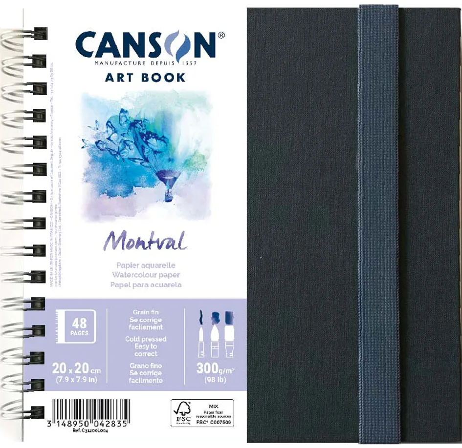 Skizzenbuch ART BOOK Montval, 200 x 200 mm fra Canson – produktbillede