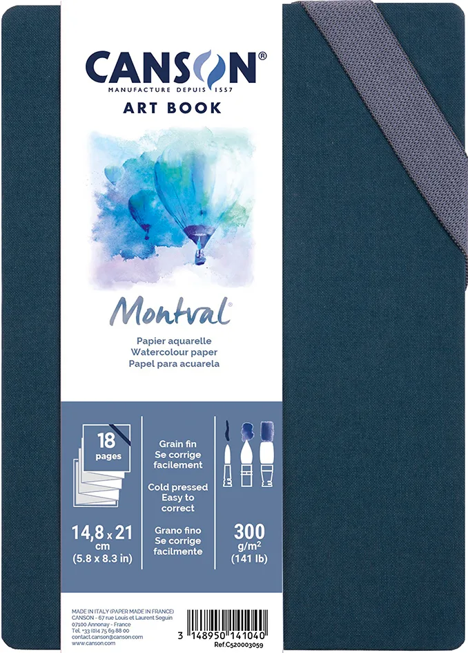 Skizzenbuch ART BOOK Montval Akkordeon, 148 x 210 mm fra Canson – produktbillede