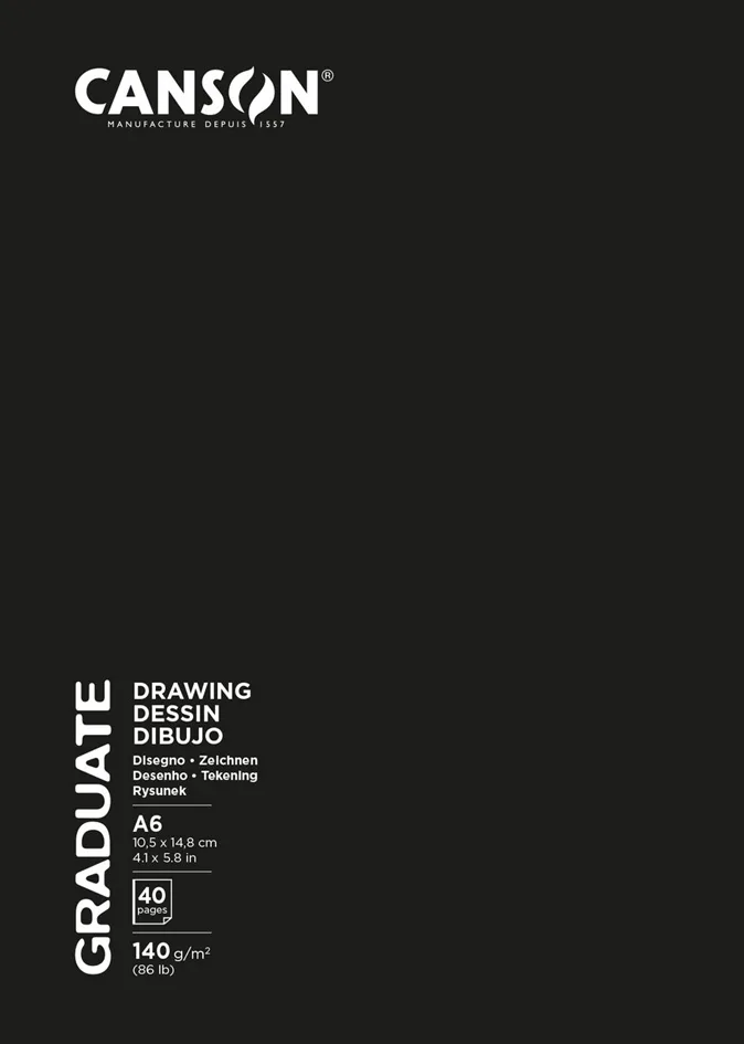 Skizzenbuch GRADUATE DRAWING, 105 x 148 mm fra Canson – produktbillede