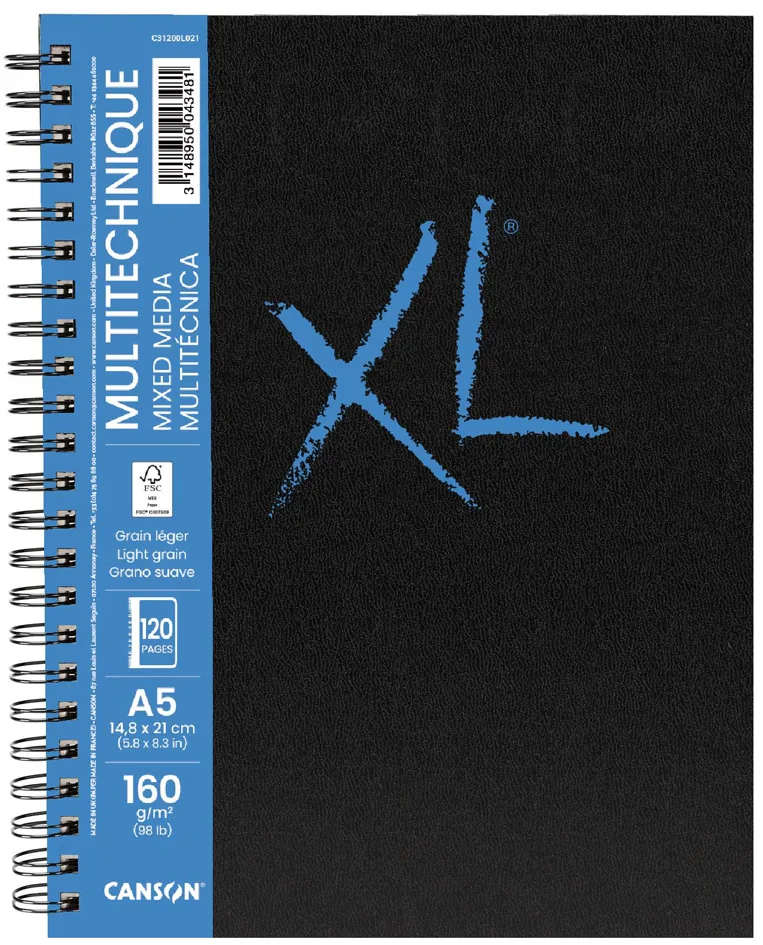 Skizzenbuch XL BOOK MIXED MEDIA, DIN A4 van Canson – productfoto