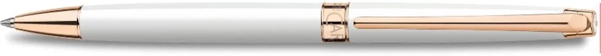 BALPEN LEMAN SLIM White Rose Gold de Caran d'Ache en Blanc – photo produit