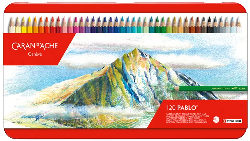 Buntstifte PABLO, 120er Metalletui by Caran d'Ache – product photo