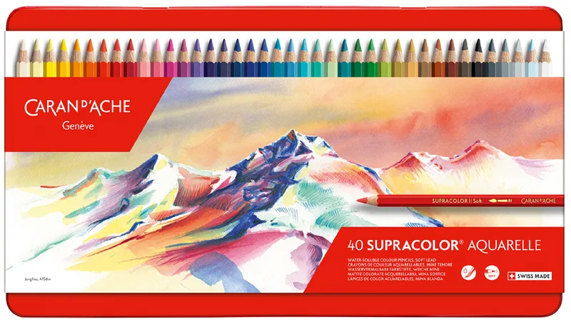 Buntstifte SUPRACOLOR, 40er Metalletui by Caran d'Ache – product photo