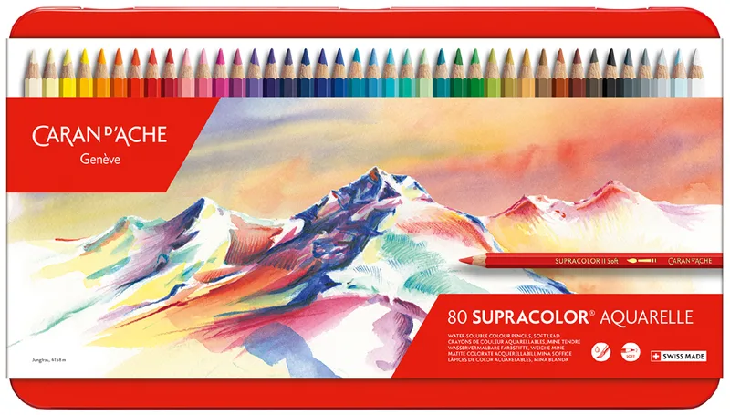 Buntstifte SUPRACOLOR, 80er Metalletui by Caran d'Ache – product photo