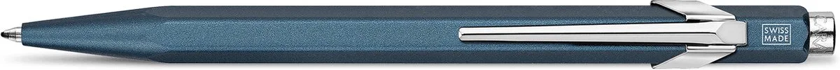 Caran d'Ache 849 Limited Edition Nespresso balpen van Caran d'Ache in Blauw, Zilver – productfoto