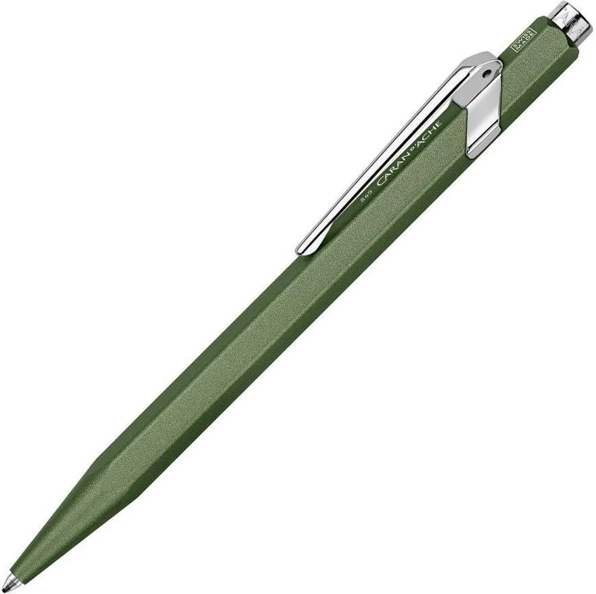 Caran d’Ache 849 Limited Edition Nespresso balpen von Caran d'Ache in India green – Produktfoto