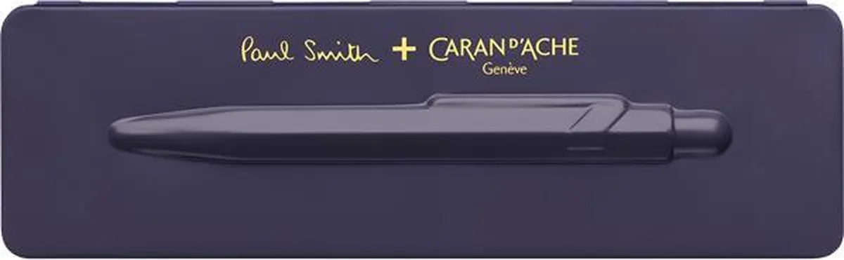 Caran d’Ache 849 Limited Edition Paul Smith balpen van Caran d'Ache in Damson – productfoto