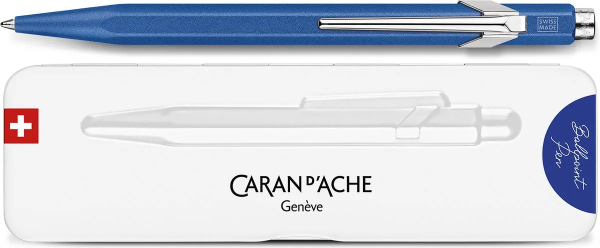 Colormat-X balpen blue van Caran d'Ache in Blauw – productfoto