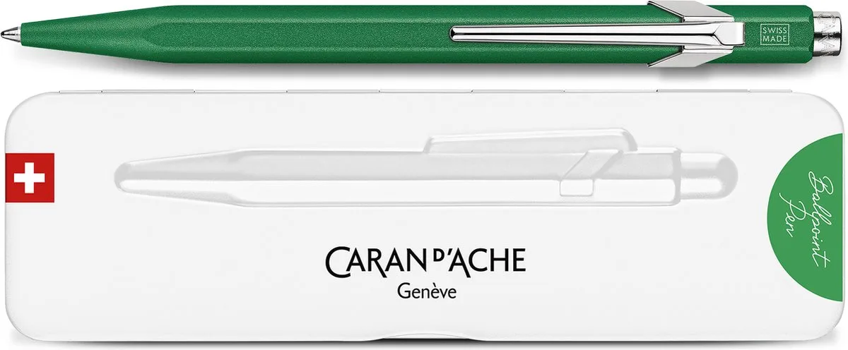 Colormat-X balpen green van Caran d'Ache in Groen – productfoto