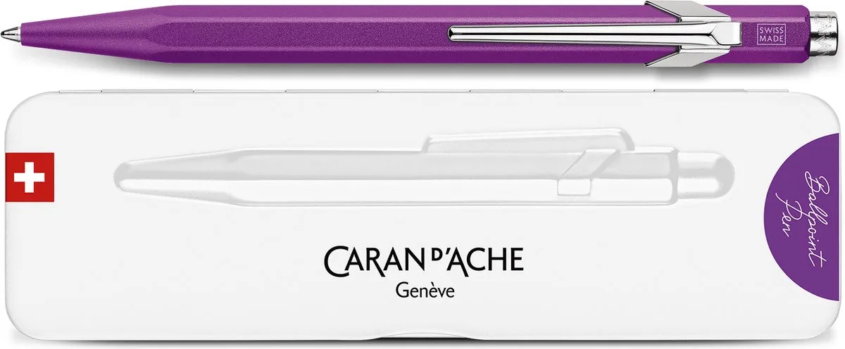 Colormat-X balpen (paars) de Caran d'Ache en Violet – photo produit