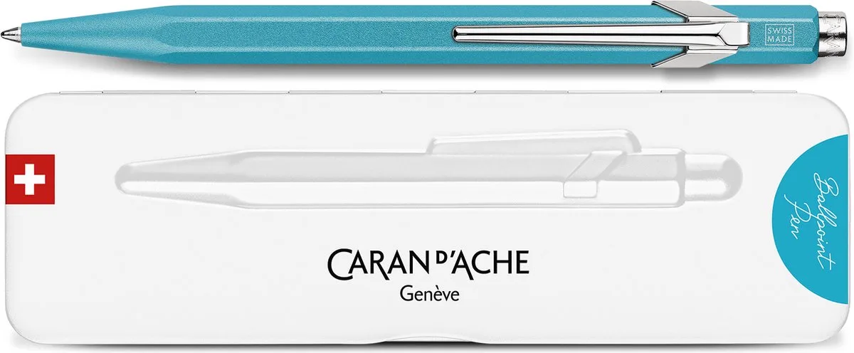 Colormat-X balpen by Caran d'Ache in Turquoise – product photo