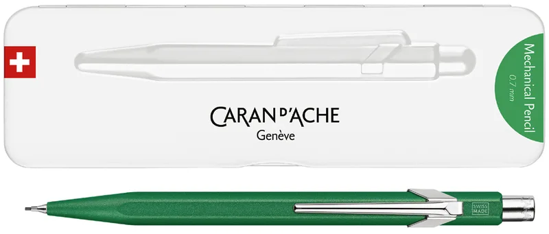 Druckbleistift 844 Colormat-X, 0,7 mm, grün by Caran d'Ache – product photo