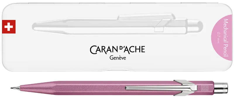 Druckbleistift 844 Colormat-X, 0,7 mm, rosa de Caran d'Ache – photo produit