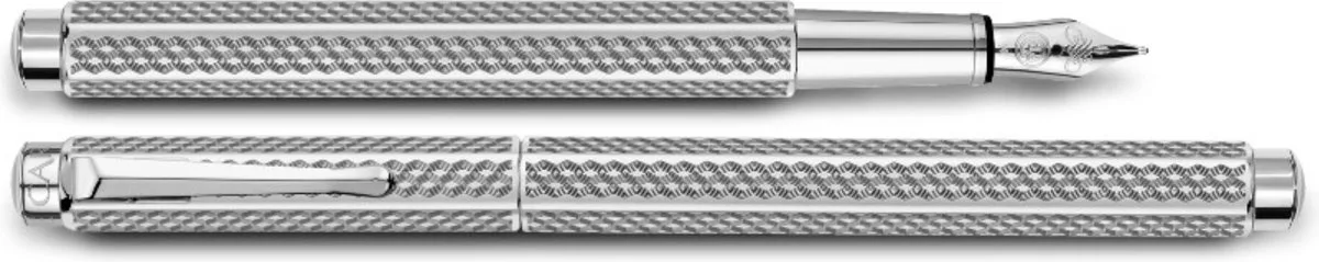 ECRIDOR CUBRIK Vulpen met palladiumcoating (F) fra Caran d'Ache i Sølv – produktbillede