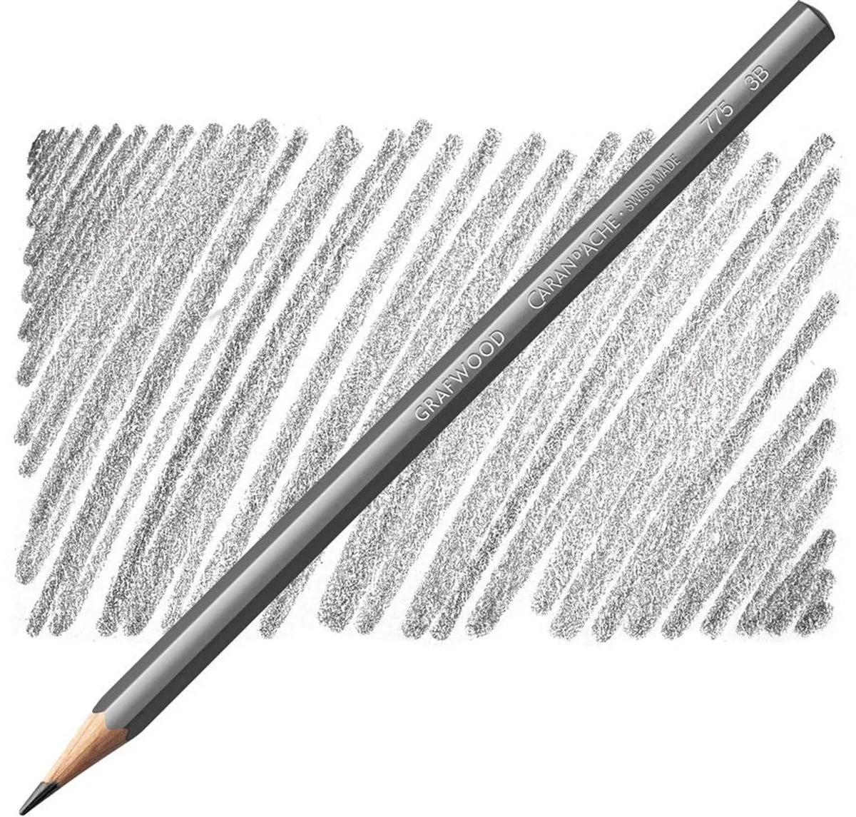 Grafwood Artist Grafietpotlood Extra fine - 3B de Caran d'Ache en Grijs 3B – photo produit