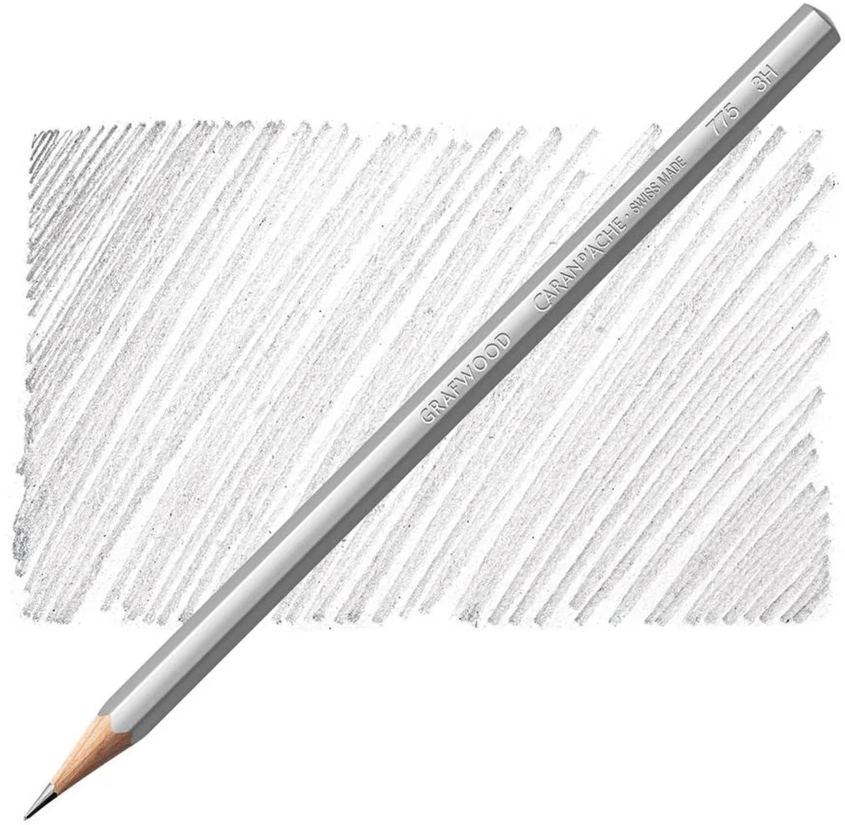 Grafwood Artist Grafietpotlood Extra fine - 3H van Caran d'Ache in Grijs 3H – productfoto