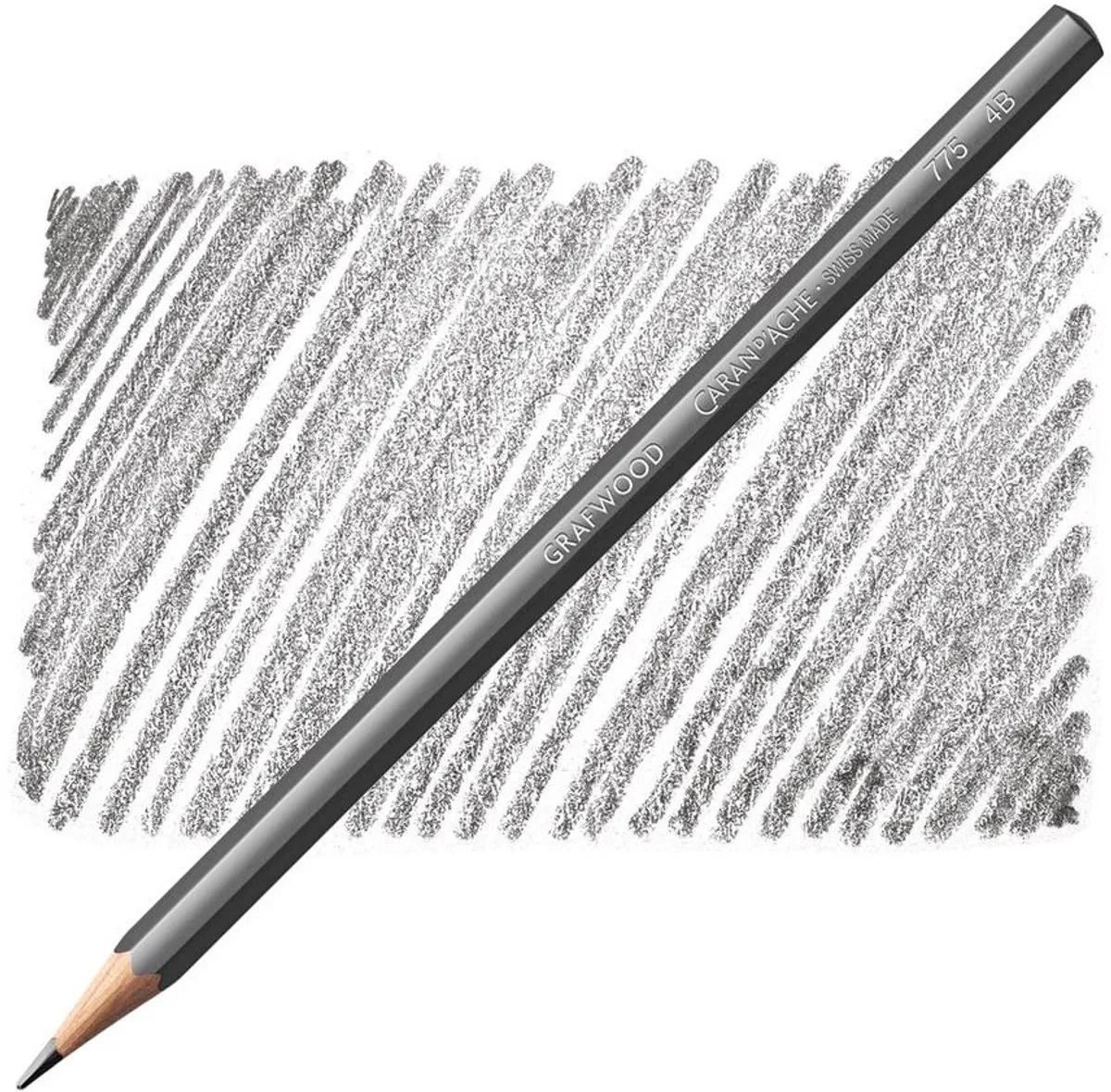 Grafwood Artist Grafietpotlood Extra fine - 4B de Caran d'Ache en Grijs 4B – photo produit
