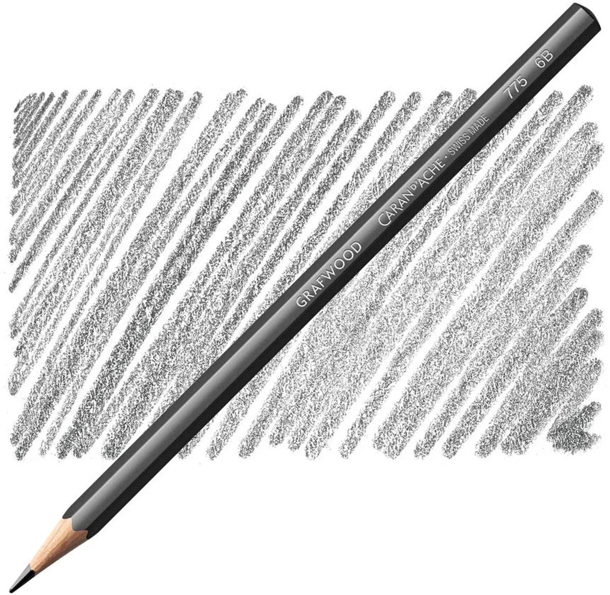 Grafwood Artist Grafietpotlood Extra fine - 6B de Caran d'Ache en Grijs 6B – photo produit