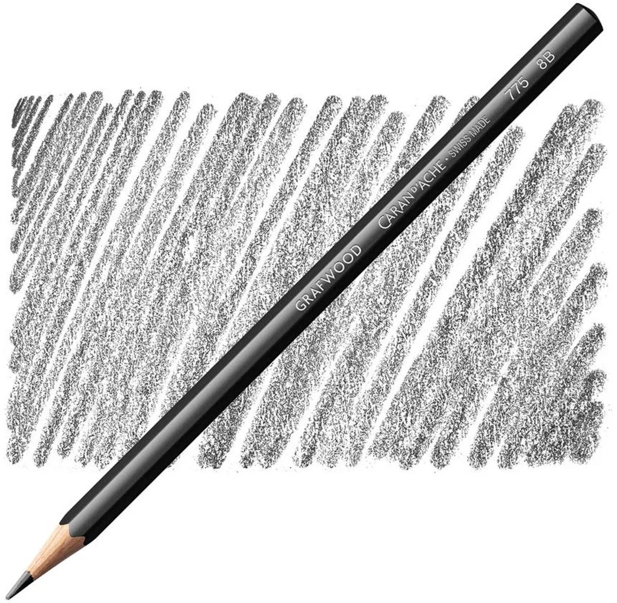 Grafwood Artist Grafietpotlood Extra fine - 8B de Caran d'Ache en Grijs 8B – photo produit