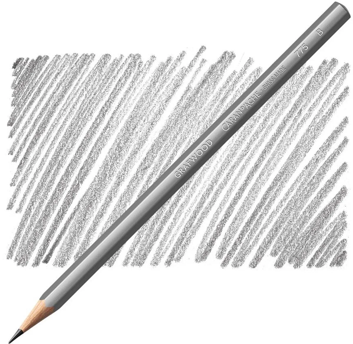 Grafwood Artist Grafietpotlood Extra fine - B de Caran d'Ache en Grijs B – photo produit