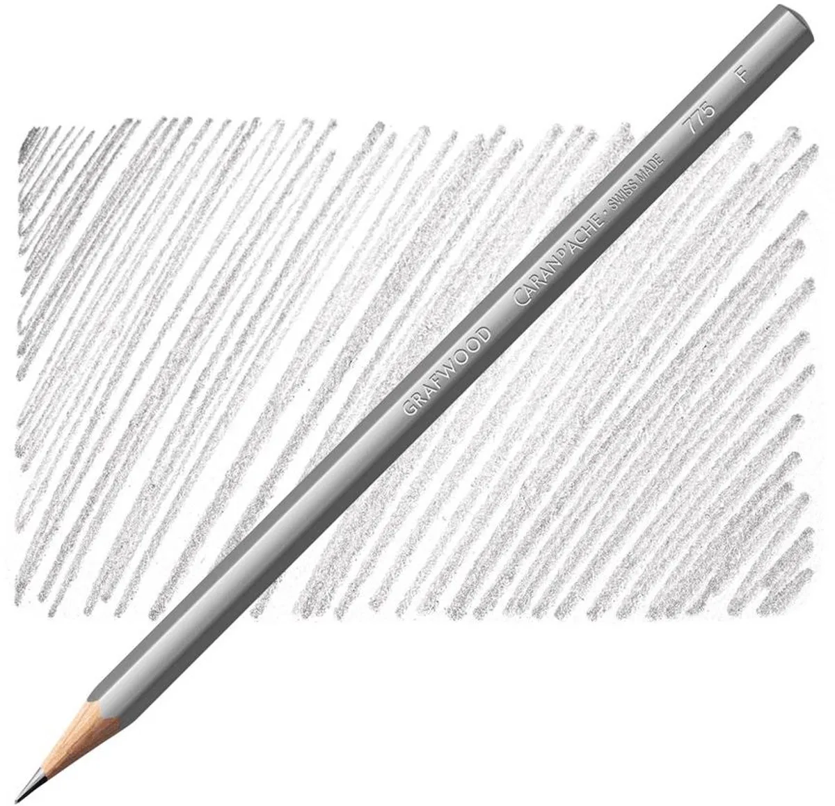 Grafwood Artist Grafietpotlood Extra fine - F de Caran d'Ache en Grijs F – photo produit
