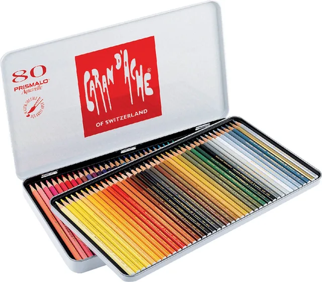 Kleurpotloden Caran d'Ache Prismalo 80 stuks