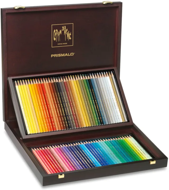 Kleurpotloden Caran d'Ache Prismalo 80stuks houten doos ass
