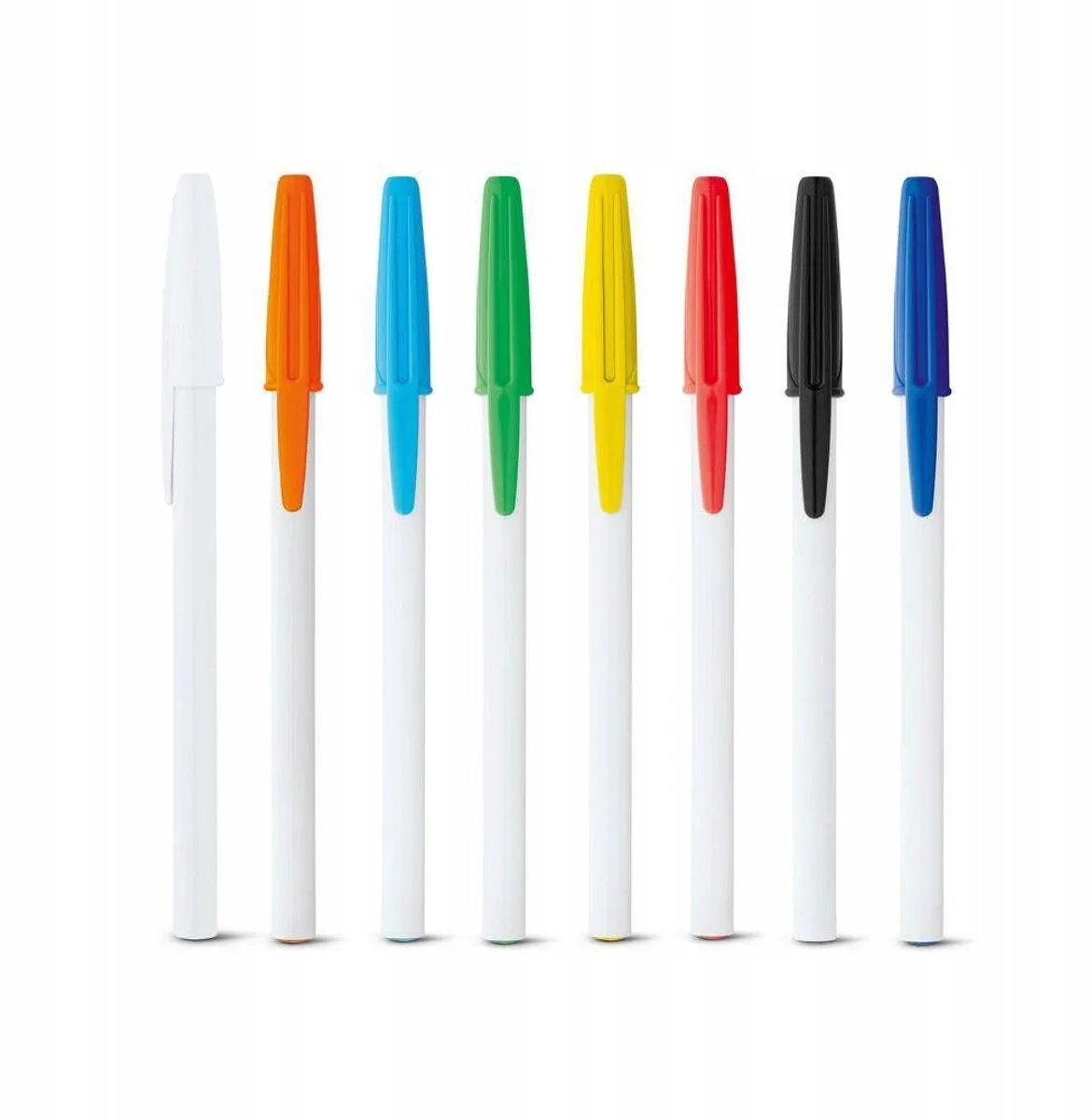 Balpen - Zwarte Pen met Blauwe Inkt van Carioca in Zwart – productfoto