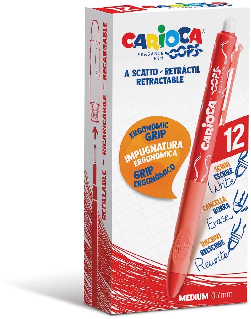 ROLLER OOPS DS12 ROOD by Carioca – product photo