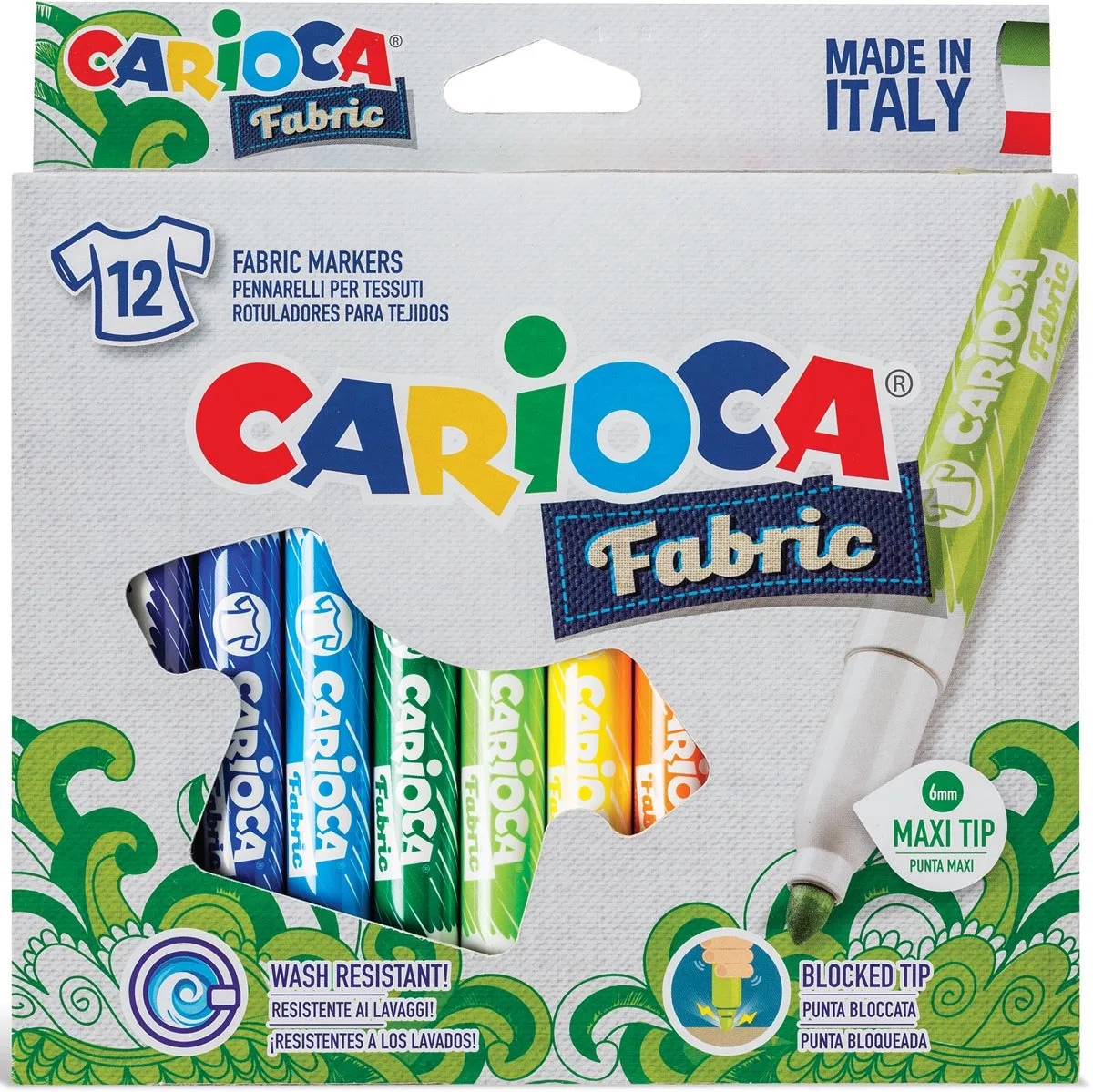 T-shirt Cromatex textiel stiften van Carioca in Transparant – productfoto